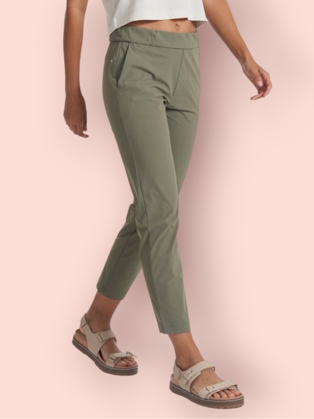 VUORI Miles Ankle Pant Green Pistachio